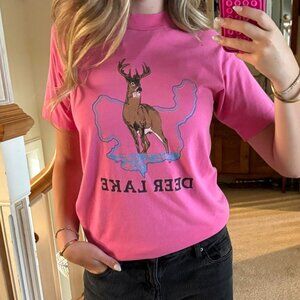 Hanes Women's Pink T-shirt